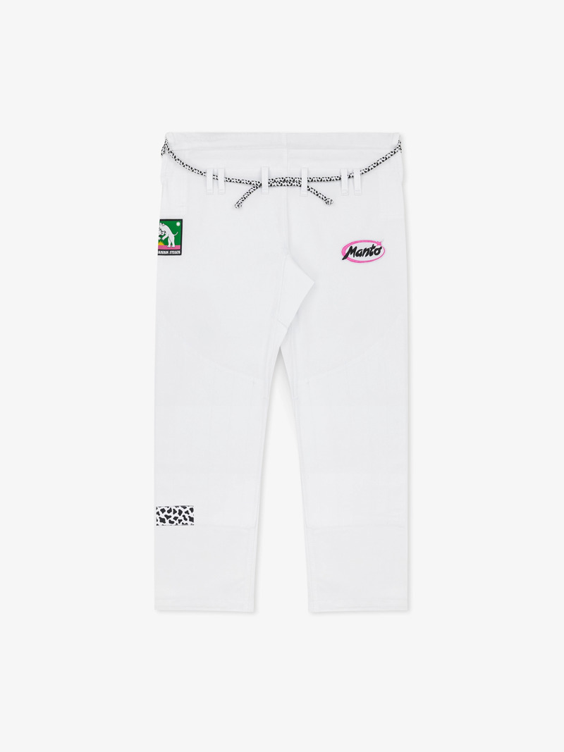 MANTO Dogs Women's BJJ GI - white